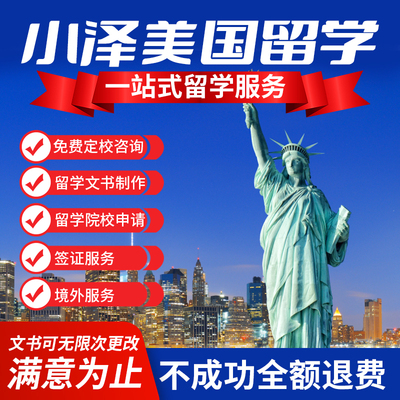 淘宝留学出国服务美国中介博士硕士研究生咨询申请中介选校写文书