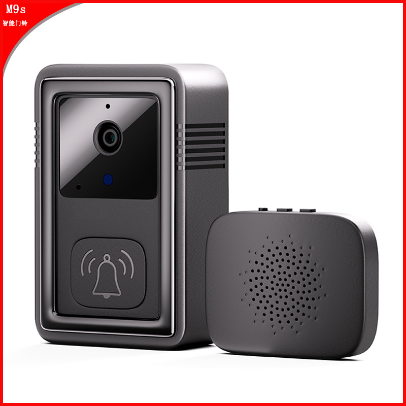 【工厂】M9 可视对讲门铃 家用无线智能高清视频监控门铃叮咚
