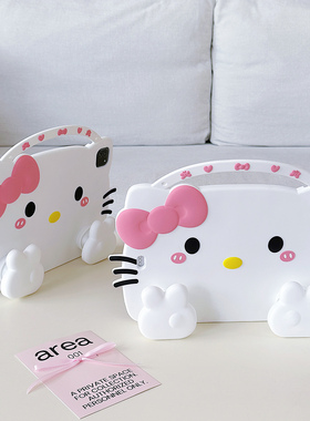 手提KT猫伸缩支架适用华为matepad11.5sAir平板保护套红米pad2se可爱卡通荣耀x7平板x9pro三星a9/a11硅胶软壳