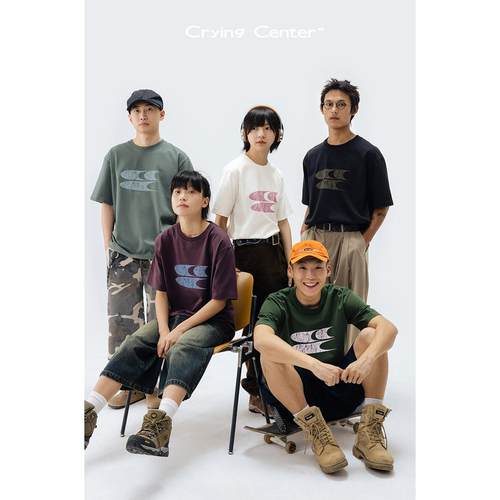 cryingcenter短袖青春流行logo