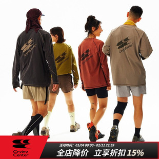 CryingCenterSports2025年秋经典轻量速干户外运动长袖T恤男女款