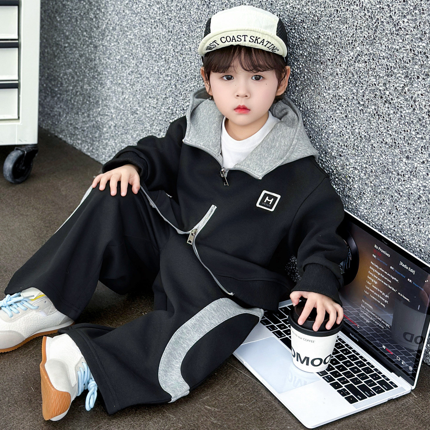 男童春装套装潮酷2026新款帅气男孩炸街卫衣运动服春季儿童两件套,童装/婴儿装/亲子装,套装,淘宝优惠券,粉丝福利购,淘宝优惠卷