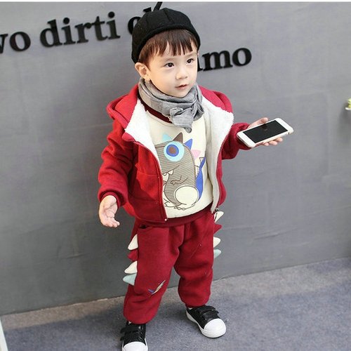 极速Bao m Bao autumn and winter suit 0 1-2-3 years old male