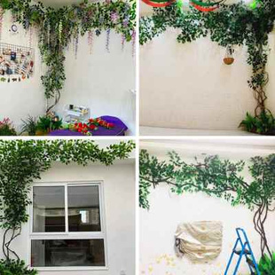 fake Timbo decorative rat flower leaves 速发Imitate branches