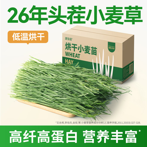 26年头茬烘干小麦草叶大杆脆好吃