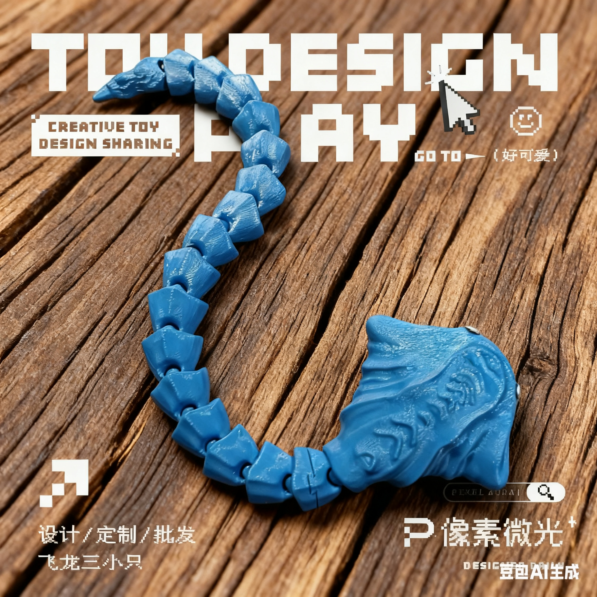 3D打印深海迷航格兰玛雅关节可动