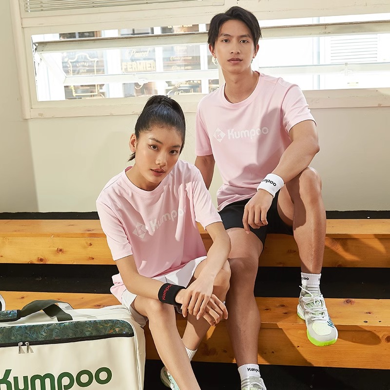 薰风男女同款透气短袖羽毛球服