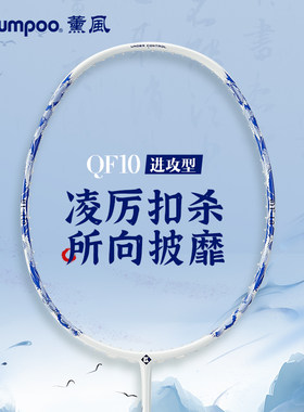 薰风全碳素耐打初级者羽毛球拍