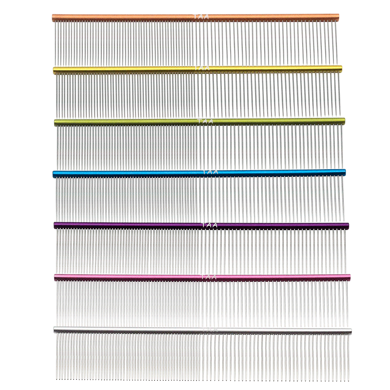 taa它它宠物美容挑毛犬猫咪去除长短浮毛疏密两齿PT-19排梳子