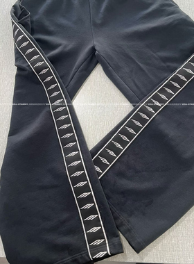 「26SS织带系列」 VANA ILUSION 3B提花串标水洗黑卫裤男女长裤潮