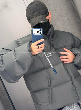 「loop系列」VANA ILUSION 圆环字母立领拉链棉服外套男女保暖潮