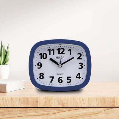 学生闹钟创意时钟台式桌面儿童床头卧室小闹钟书桌学习大字体钟表
