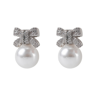 配饰礼物耳环手工镶嵌款 新品 蝴蝶结耳饰 Wester2025年秋季 Maison