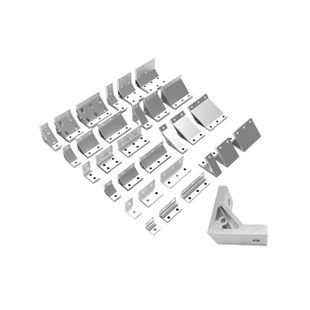 4040加厚铝角码90°强力角铝4080铝型材连接件加强角铝挤压角座