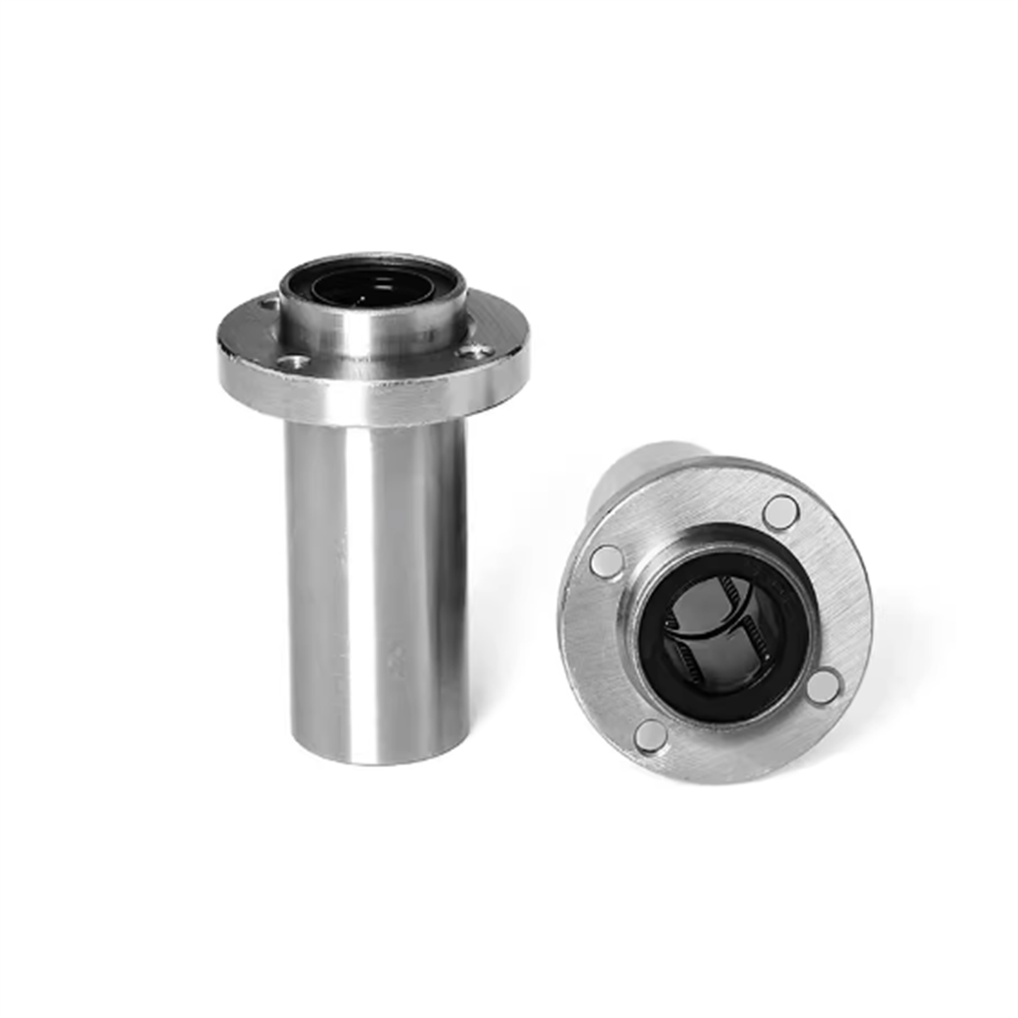 嵌入式圆法兰直线轴承双衬KDMFL-6 8 10 12 13 16 20 25 30导向轴