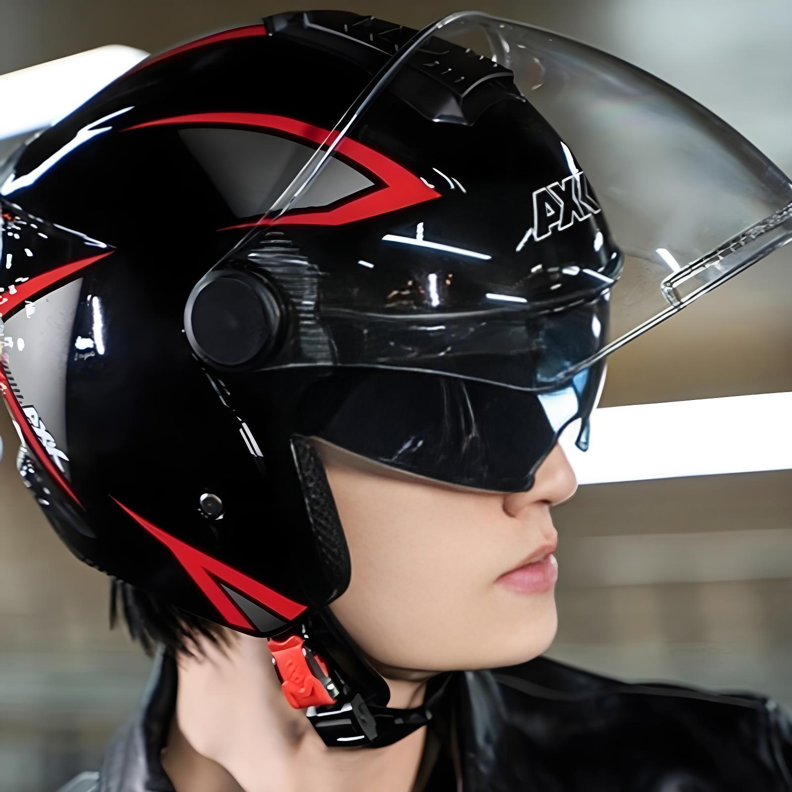 男式电动车头盔男士冬盔冬季保暖摩托车2025新款男士四季通用女冬