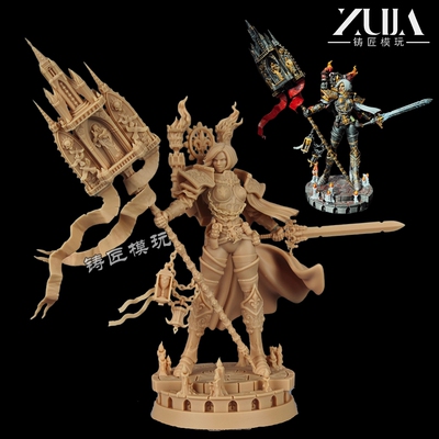 战斗修女活圣人塞勒斯汀手办模型