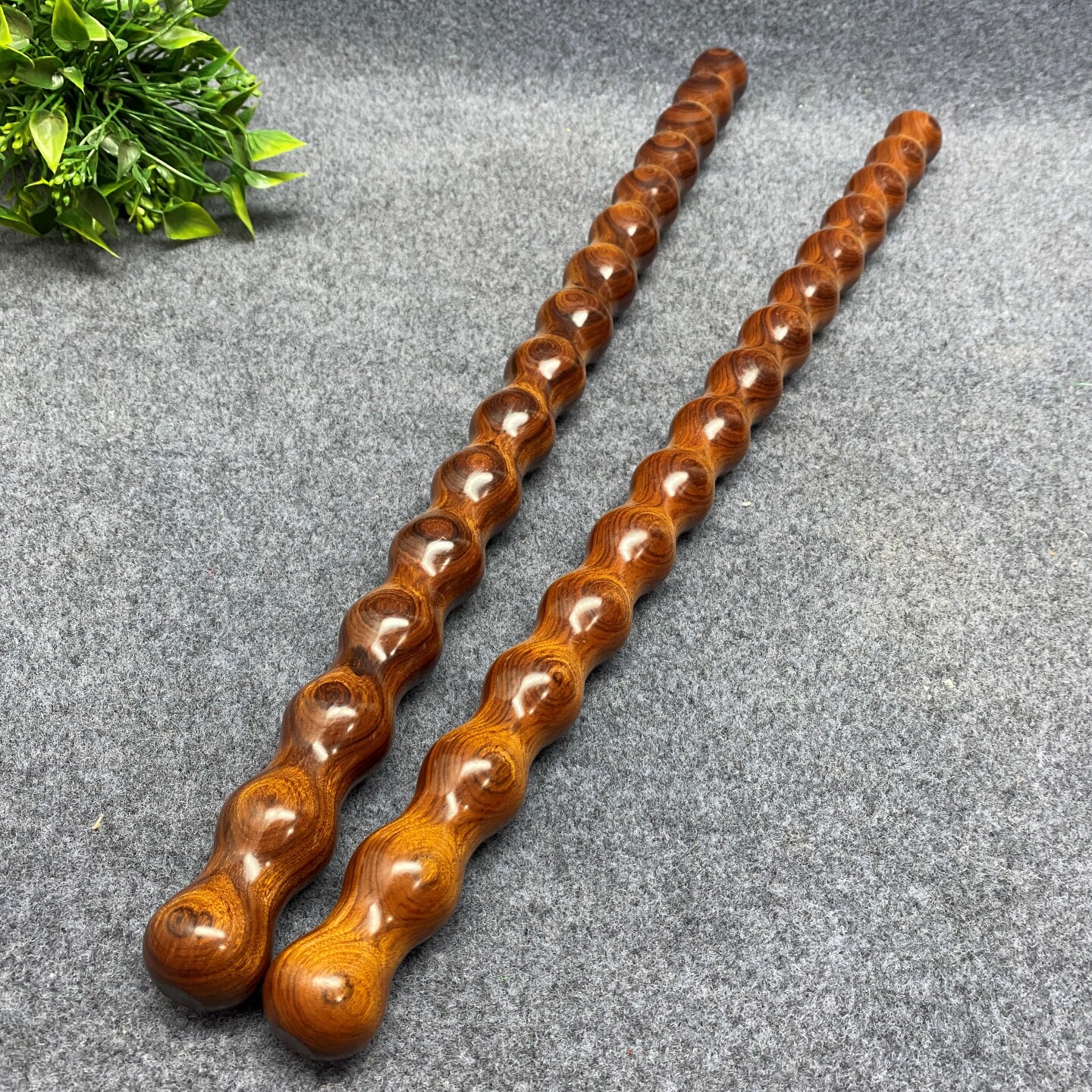沙漠铁木筋骨棒家用擀筋棒葫芦棍腰酸背痛敲打肩背颈椎按摩锤实木