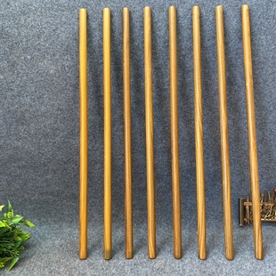 阿根廷绿檀原木老料太极实木紫檀木健身武术把玩防身红木圆棍木棒