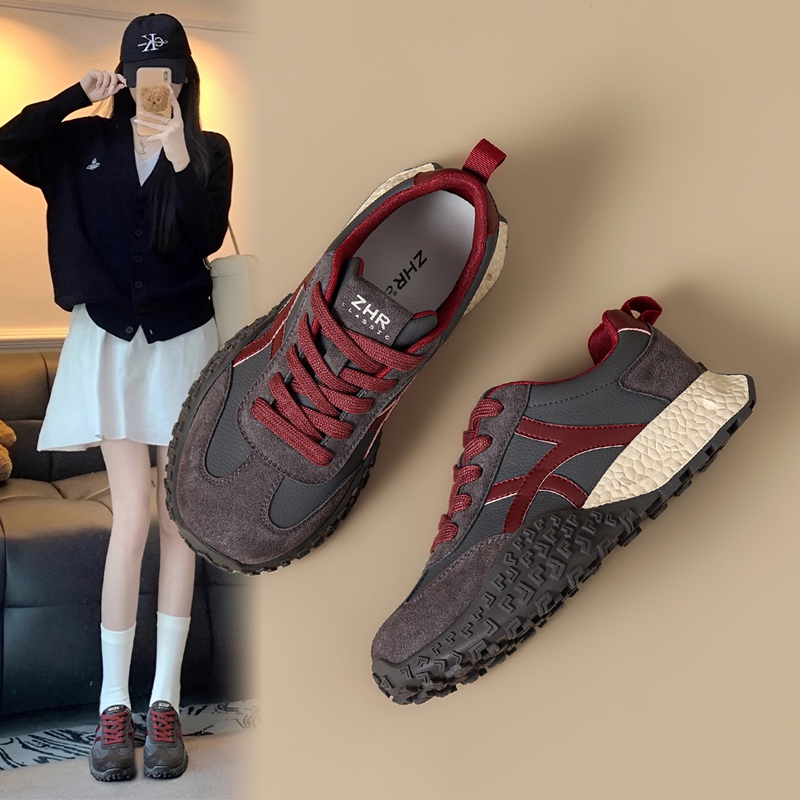 ZHR百搭厚底增高休闲鞋