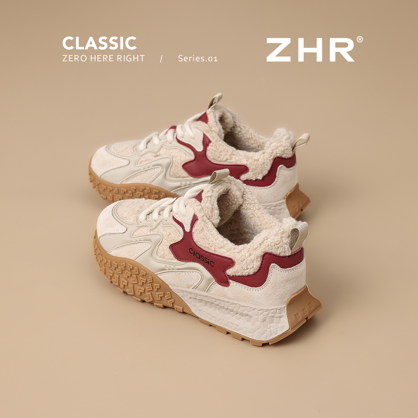 ZHR德训鞋2025新款冬季保暖