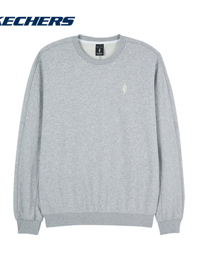 SKECHERS|（新款）2024秋男针织套头卫衣 L124M034-046J