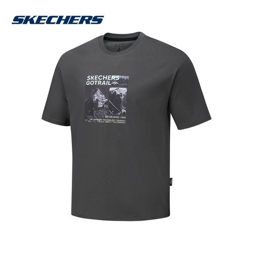 SKECHERS(斯凯奇)|（新品）2026秋男短袖衫 P326M006-02KY