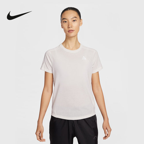 NIKE耐克夏季女子T恤ACG Dri-FIT速干短袖越野跑步上衣IO9651-030
