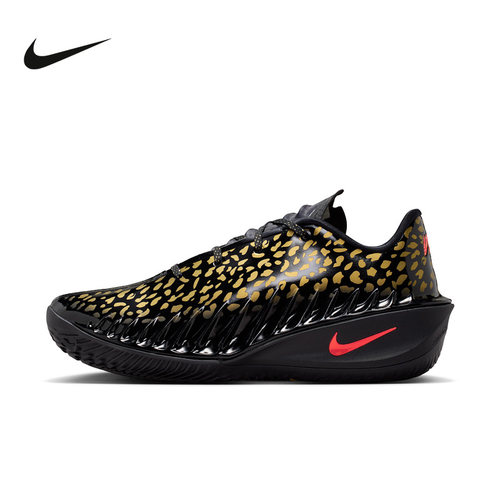 耐克男鞋G.T. Cut 4文班亚马签名款黑金豹纹实战运动鞋IU1961-001