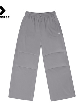 Converse匡威夏秋季女裤宽松大口袋运动休闲梭织长裤WCH675-GFY