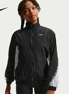 NIKE耐克小童夹克2026春新款拼色透气训练跑步运动夹克IF1711-010