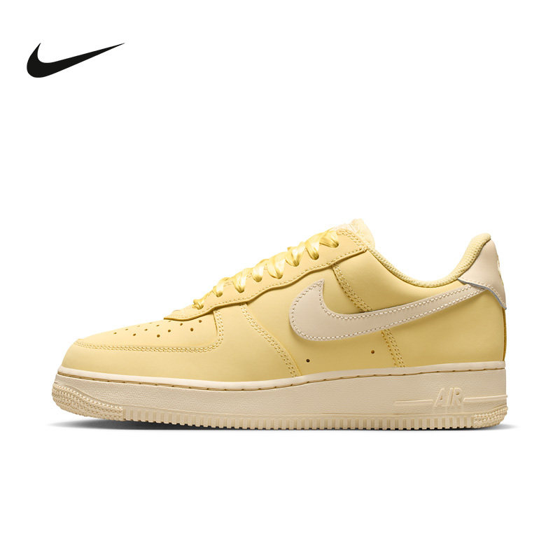 Nike耐克女鞋AIR FORCE 1空军一号AF1黄色运动休闲板鞋IR0871-700