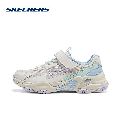 Skechers斯凯奇2026夏女童网面透气休闲运动百搭老爹鞋 319097L