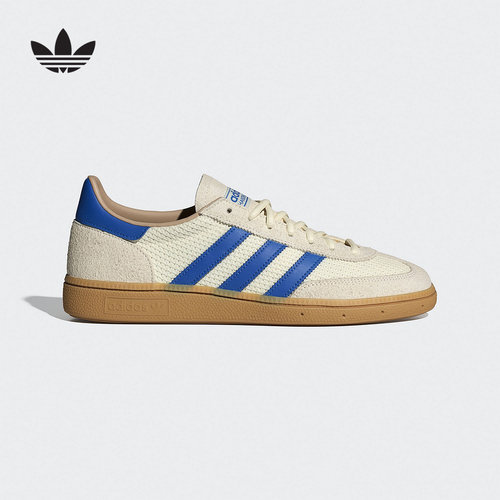 adidas阿迪达斯三叶草HANDBALL经典运动板鞋德训T头鞋男女JS3865