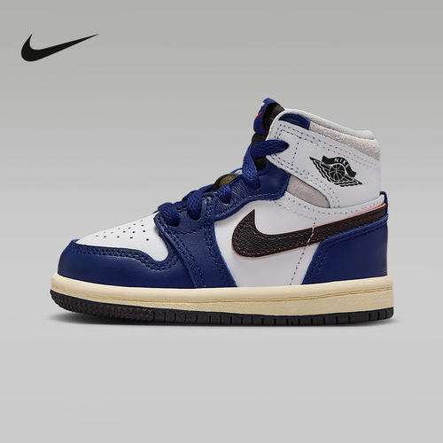 耐克婴童鞋AIR JORDAN 1 RETRO HIGH OG AJ1高帮篮球鞋FD1413-100