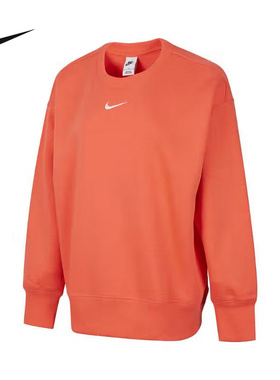 Nike耐克红色卫衣女2025CNY新年款针织套头衫运动服FZ4271-814