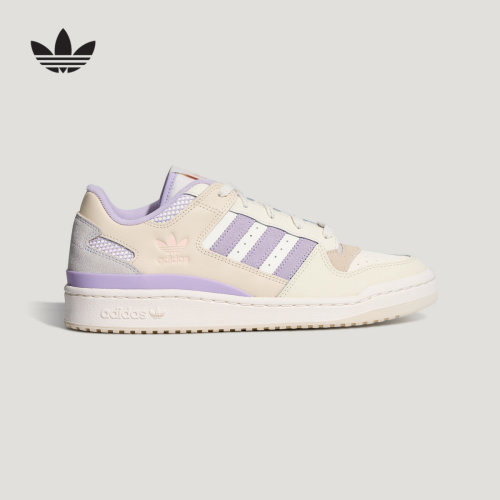 adidas阿迪达斯三叶草中性FORUM LOW CL低帮休闲篮球风板鞋LA3796