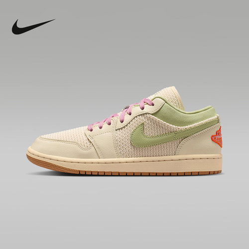 NIKE耐克女鞋AirJordan1SE舒适贴合低帮复古休闲篮球鞋II0569-100