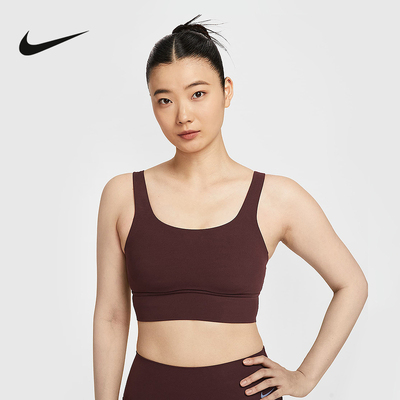 Nike耐克运动内衣女子速干透气训练中强度支撑衬垫胸衣DO6620-652
