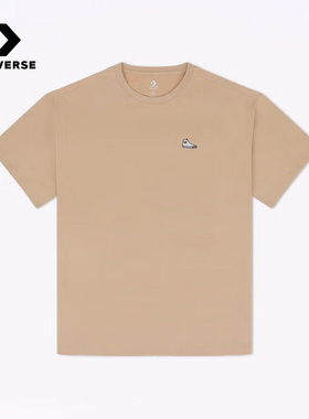 Converse匡威夏男女短袖宽松复古字母棉质T恤 10027239-A09