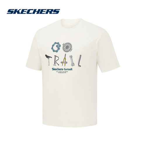 SKECHERS(斯凯奇)（新品）2026秋男短袖衫 P326M067-0074