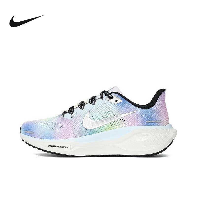 nike耐克女鞋PEGASUS 41彩虹色运动鞋飞马41跑步鞋HJ7816-400