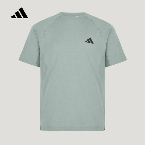 adidas阿迪达斯「凉风TEE」2026夏男凉感速干运动短袖T恤 IA6094