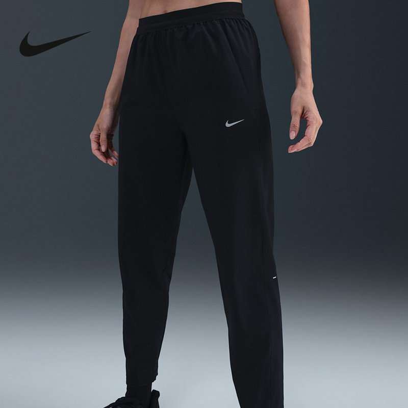 NIKE耐克女速干长裤DRI-FIT春透气中腰新款跑步九分裤HV5765-010 - 实物图