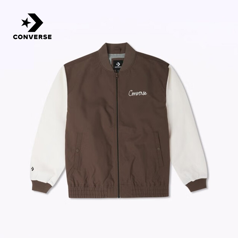 CONVERSE匡威23兔年限定男休闲学院风拼色棒球服夹克外套10025514