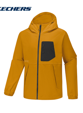 SKECHERS|（新款）2025秋男梭织外套 P325M016-05D9