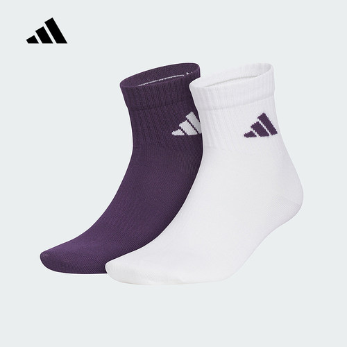 阿迪达斯 （adidas）|（新品）2025秋中性两双装袜子 KC1502