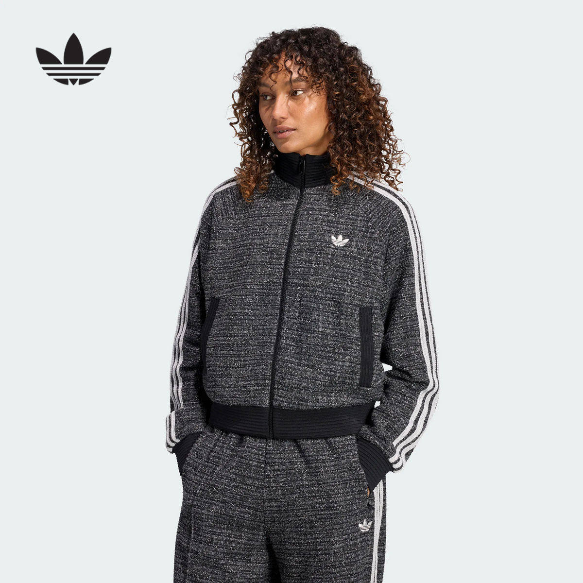 阿迪达斯 (adidas)|(新品)2026冬女针织外套 LI0118