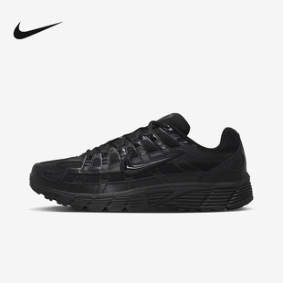 Nike耐克男鞋P-6000全黑复古老爹鞋网面透气运动跑步鞋CD6404-002