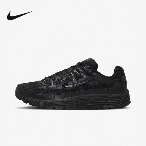 Nike耐克男鞋P-6000全黑复古老爹鞋网面透气运动跑步鞋CD6404-002